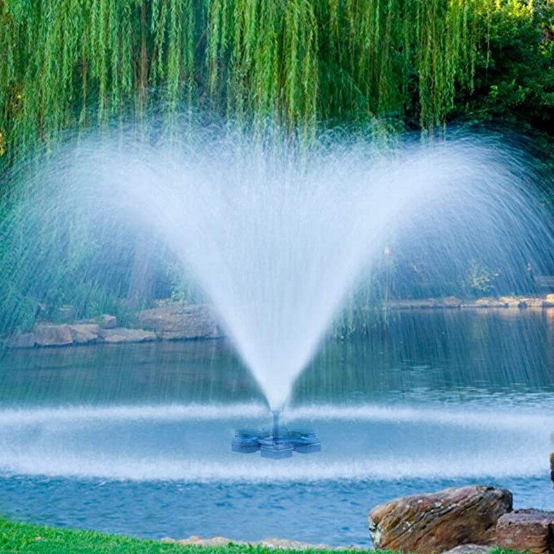 Heißer Solar Brunnen Pumpe Solar Powered Vogel Bad Brunnen Pumpe Solar Panel Kit Wasser Pumpe Outdoor Bewässerung Tauch Pumpe: Default Title