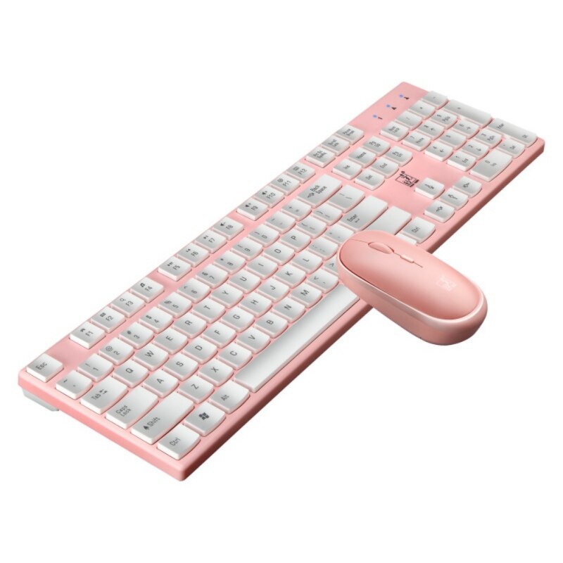 2.4G Wireless Keyboard And Mouse Combination, Waterproof, Compatible With Window XP, Vista, Win7, Win8, Win10.: D