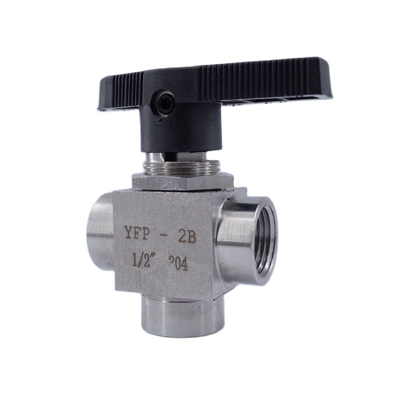 Valvola A Sfera 2 Vie In Acciaio Inox SS304 - Filettatura G - Alta Pressione E Temperatura