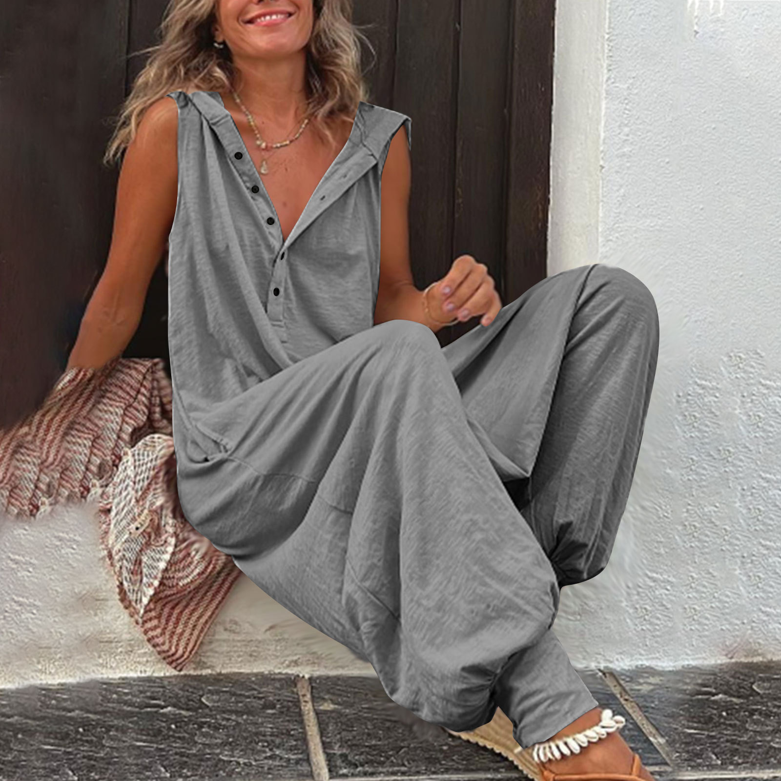 Elara ELARA JUMPSUIT - Jumpsuit - grün/groen Elara ELARA JUMPSUIT - Jumpsuit - grün/groen
