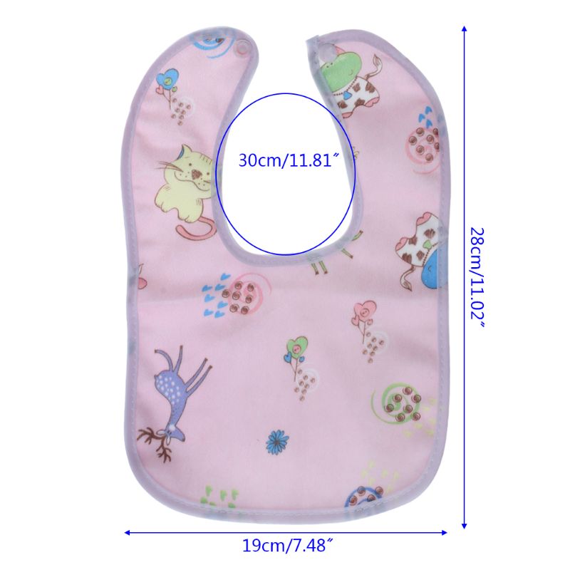 Baby Lätzchen Wasserdicht Karikatur niedlich Schnalle Bandana Rülpsen Speichel Handtuch Jungen Mädchen Fütterung Schürze Lätzchen Kleinkind freundlicher Liefert