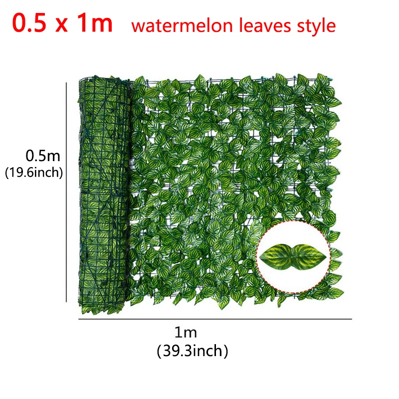 50X100/300cm Artificial Ivy Hedge Green Leaf Fence Panels Faux Privacy Fence Screen for Home Outdoor Garden Balcony Decoration: Deep Pink