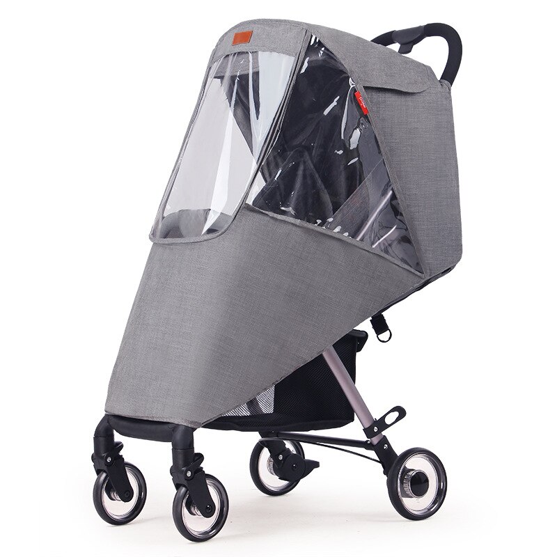 Kinderwagen Accessoires Regenhoes Pvc Universele Wind Dust Shield Met Windows Voor Kinderwagens Kinderwagens Kinderwagen Accessoires