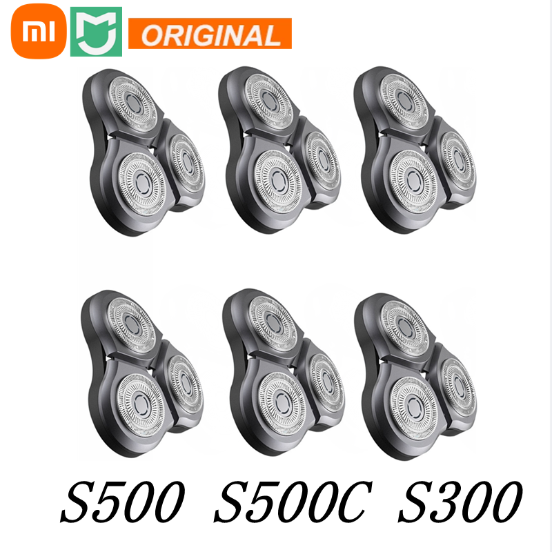 100% Xiaomi Elektrische Rasieren Rasiermesser Kopf Trocken Nass Rasieren Maschine Bart Trimmer Ersatz Rasierer Klinge Für Mijia S500 S500C S300