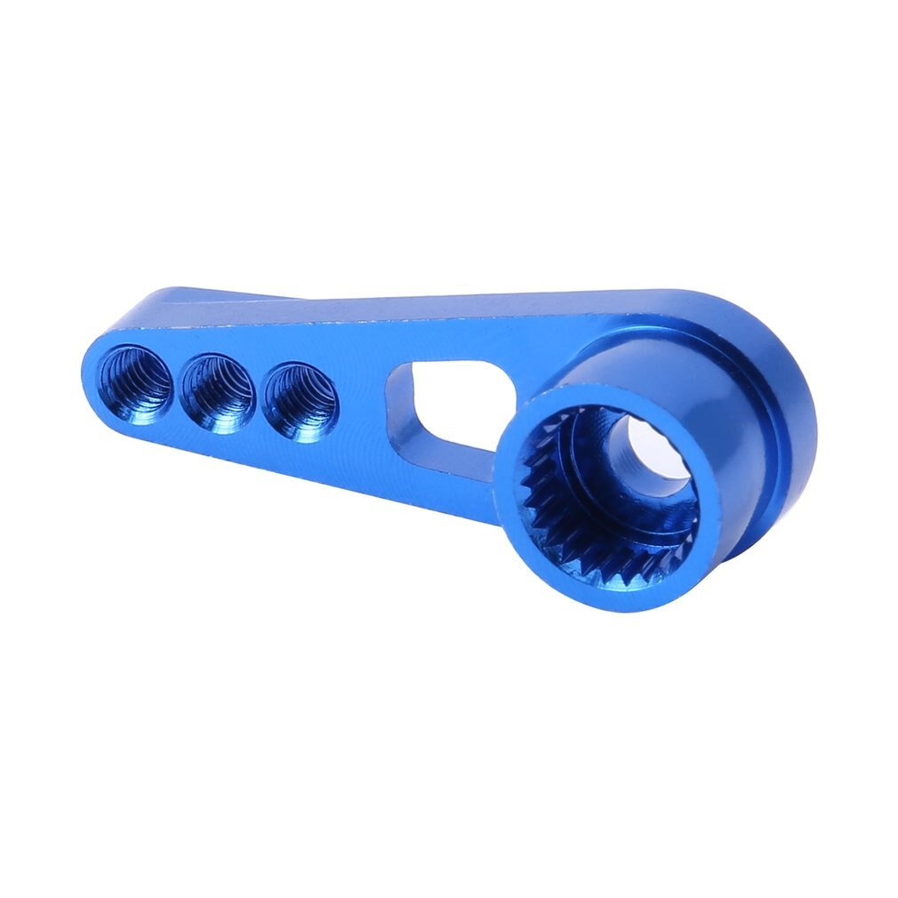 Upgrade Aluminium Rc Auto Vervangende Onderdelen 25T Servo Steering Arms Voor Wltoys 12428 12429 Rc Voertuig: Blauw