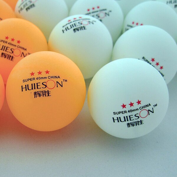 30pcs/set 3-Star Table Tennis Balls Pingpong Amateur Training Ball RW