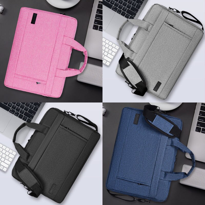 Lichte laptoptas heren 15.6 inch waterdichte oxford kantoor slanke notebooktas zakelijke handtas schouder laptoptas voor dames