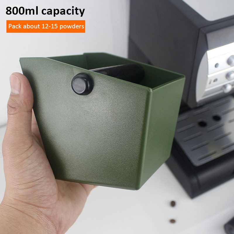 Caja de golpe de café de 800ML/450ML, cubo de basura de café antideslizante, contenedor de posos de Espresso, cubo de basura para café en casa, accesorios de café