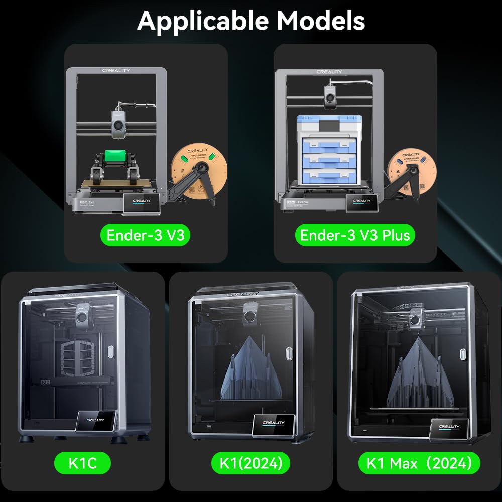 Ugello Creality K1C 0,4 mm 2 pezzi, ugello unicorno a sostituzione rapida, per stampanti 3D Creality K1 Max/Ender 3 V3 Plus/3 V3/3 V3 SE KE