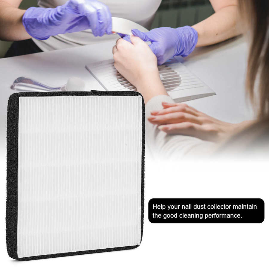 1Pc Nagel Stofafscheider Filter Manicure Machine Nail Zuig Stofzuiger Vervanging Filter Scherm Plaat Deel Accessoire