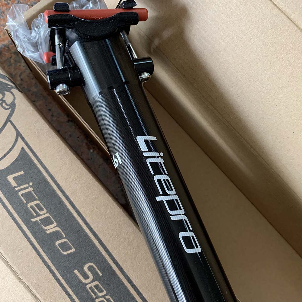 Litepro A61 Aluminum Seatpost 33.9mm x 600mm For Fnhon JAVA Folding Bike Seat Tube Ultra Light