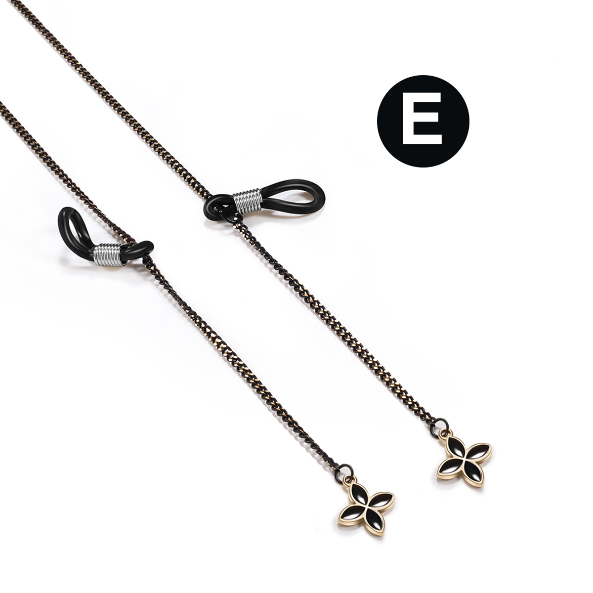 Zonnebrillen Lanyards Leesbrillen Slanke metalen koorden Brillenketting Brillenhouders optische frames touw: Blauw