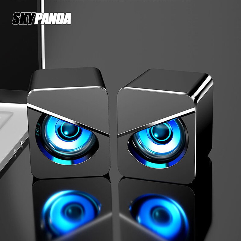Computer Speakers USB AUX Wired Input Mini PC Speaker for Laptop Desktop Phone Audio Multimedia Loudspeaker