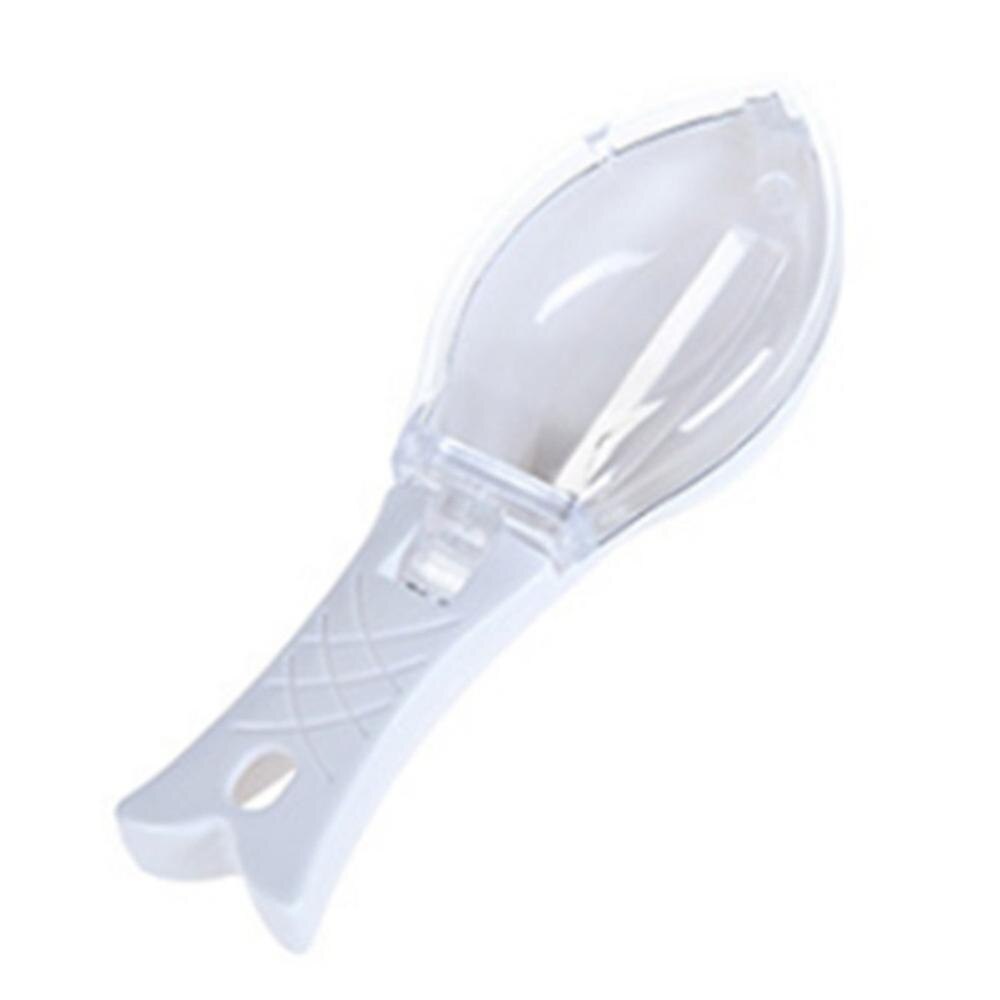 1Pc Convenient Fish Skin Scale Scraping Brush Graters Fast Remove Kitchen Gadgets: style 1  white