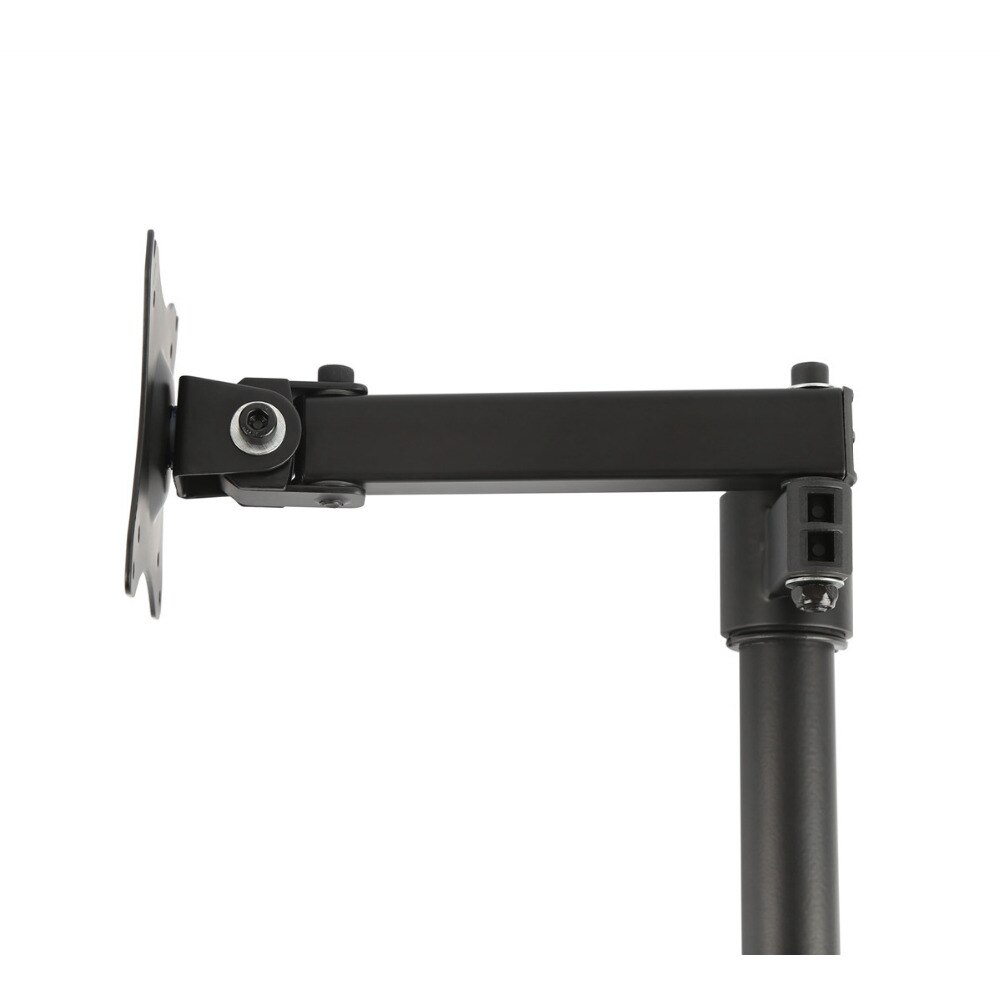 Wearson Single LCD Monitor Desk Mount Stand 60cm Height Adjustable Tilt 360 Swivel Thickened Steel VESA 100x100mm Fits 22"-42"