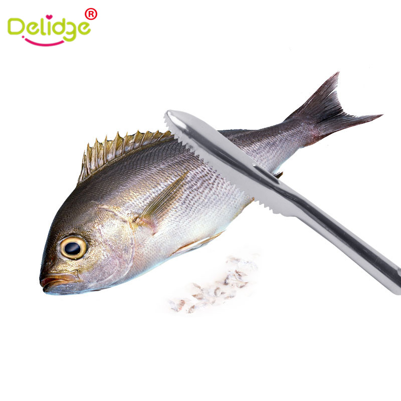 Kitchen Cooking Tools Fish Cleaning Knife Stainless Steel Fish Skinner Scraper Fishing Scalers Remove Food Accessory