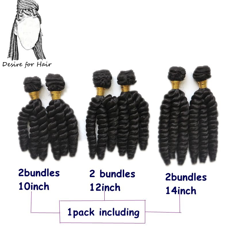 Deseo de pelo 1 paquete 200g 6 mechones 10 pulgadas-14 pulgadas extensiones de pelo ondulado mechones sintéticos resistentes al calor en tejido suelto color marrón