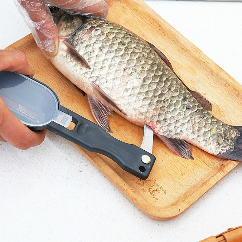 Multifunctional Fish Scale Planer Tool Fish Scaler Fishing Knife Fish Cleaning Tools Kitchen Cooking Accessorie