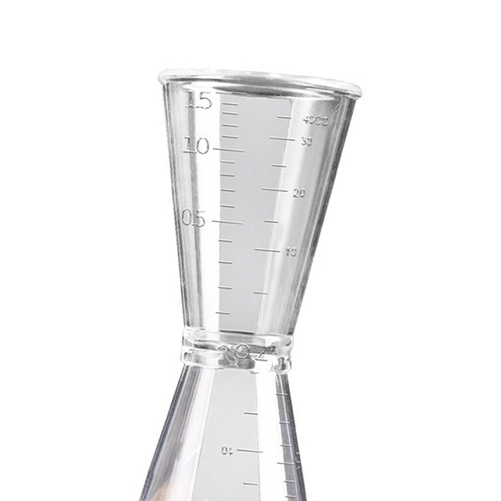 Double Clear Cocktail Measure Cup For Home Bar Party Useful Bar Accessories Drink Measurement Measure Cup Cocktail Shaker Jigger