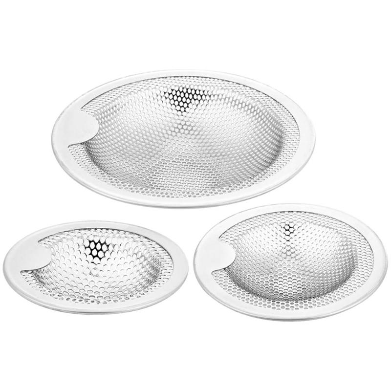 Roestvrijstalen Bad Haar Catcher Afval Stopper Douche Afvoer Gat Filter Mesh Val Gootsteenzeefje Wastafel Drainage voor Keuken