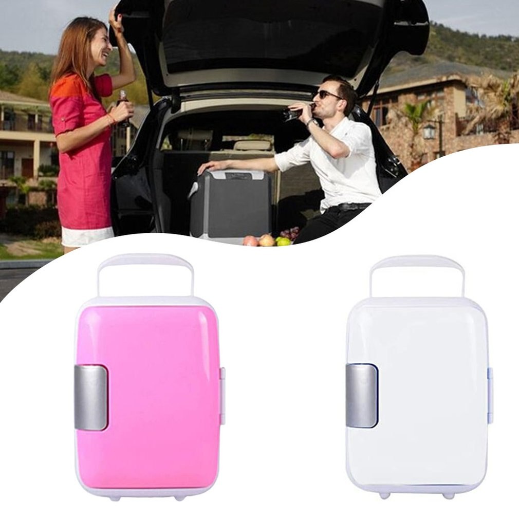 Portable Car Freezer 4L Mini Fridge Refrigerator Car Refrigerator Cooler Heater Universal Vehicle Parts