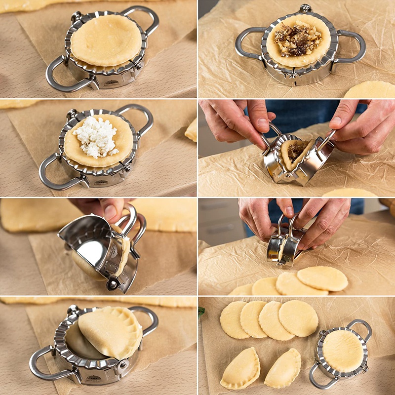 Pastry Cutter Set - Dough Blender and Biscuit Cutters - Perfect As A Pie Crust Cutters Or Butter Slicer
