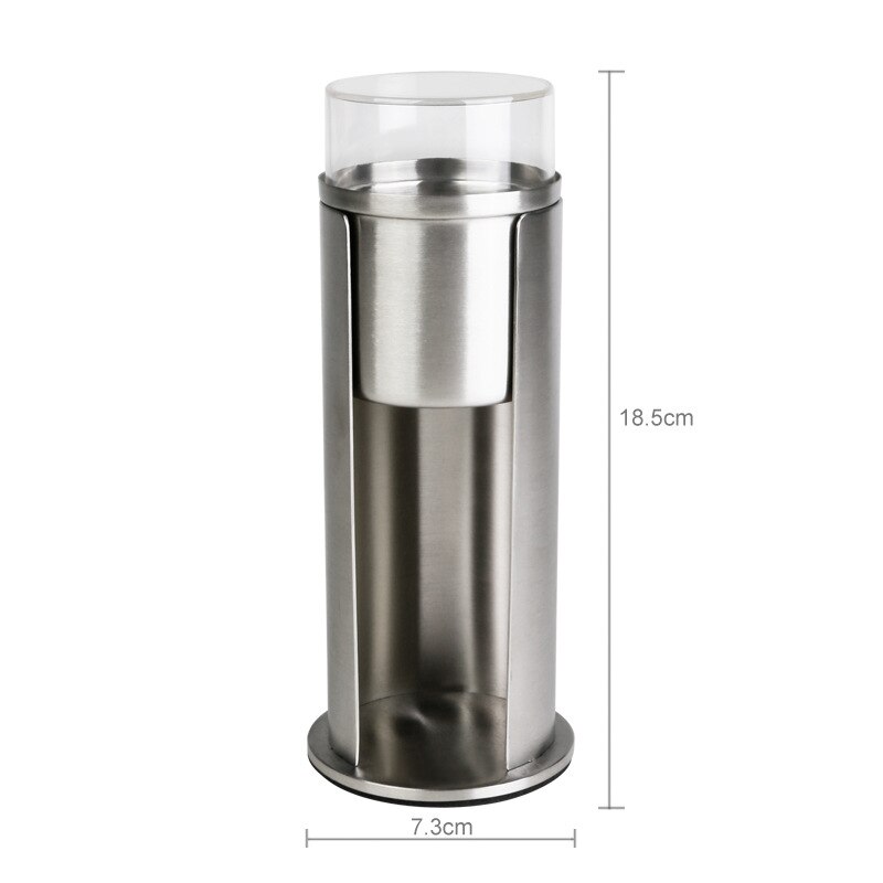 Storage Rack Cotton Swab Storage Box Stainless Steel Cleaning Cotton Bracket Bathroom Cosmetic Cotton Pad Organizer