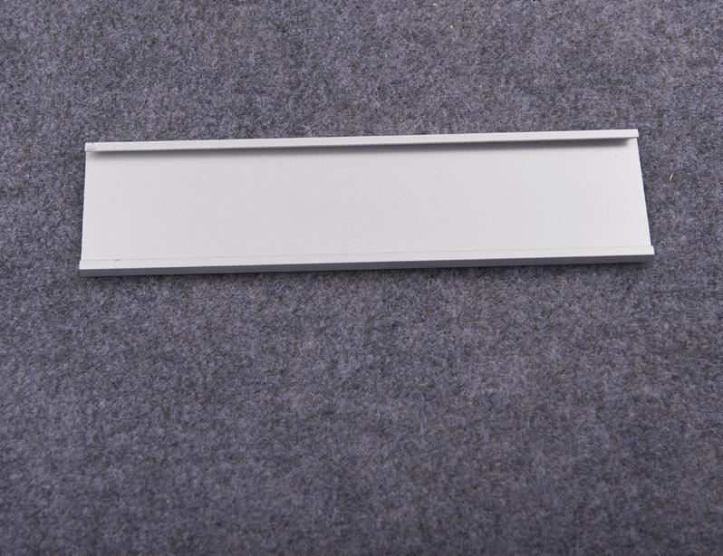 Alloy Sign Holder Office Sign Frame Screen Isolation Signage Rack 5.4*20cm Data Strip Metal Shelf Talkers Name Tag Display Frame: Default Title