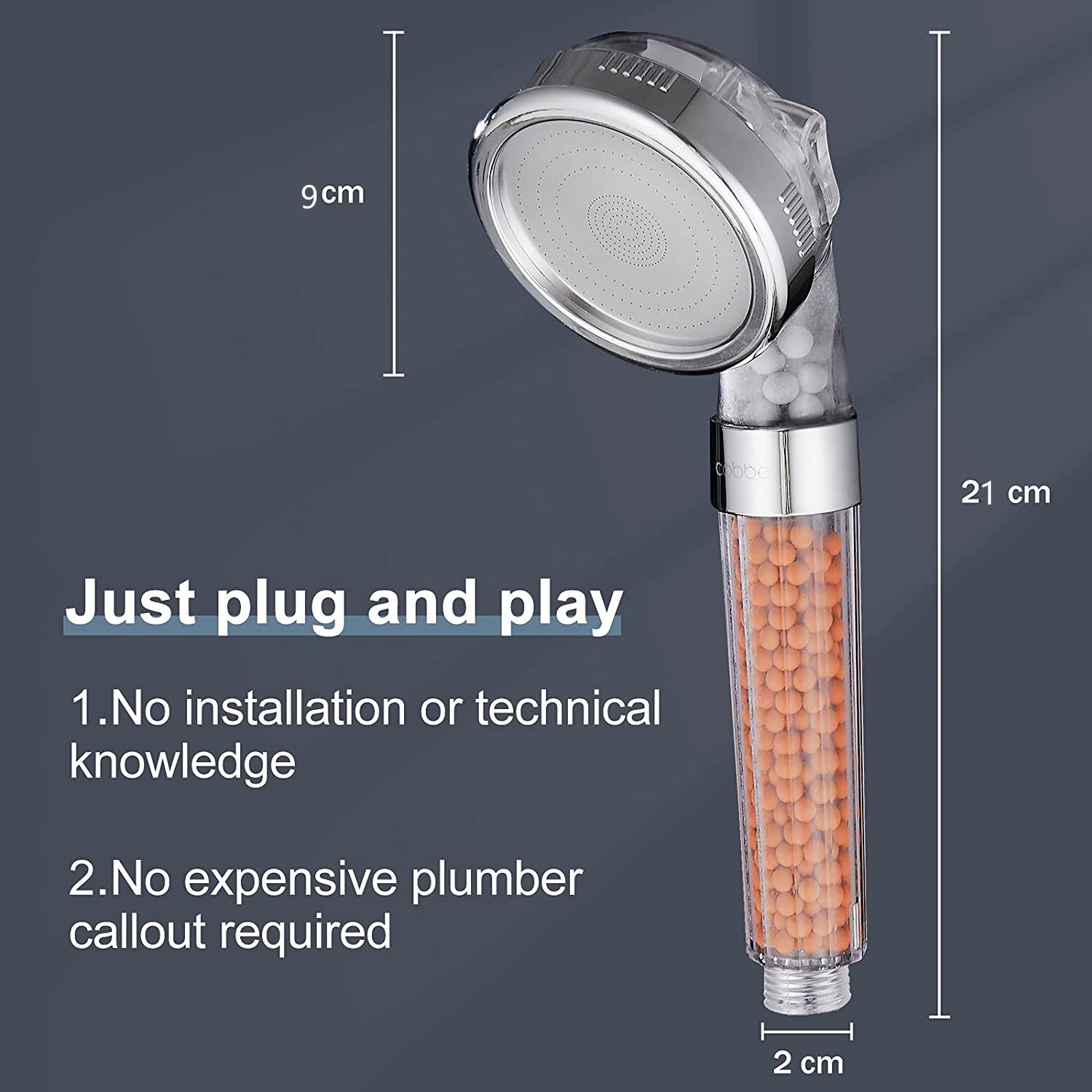 Douchekop Hoge Druk Filter Filtratie Handheld Douc... Grandado