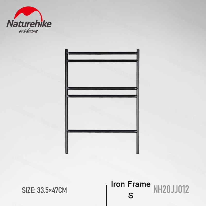 Naturehike Splicing Camping Table Outdoor Travel Free Combination Shelf Camping Table Multifunction Portable Use Bearing 30kg: 1pcs S Rack