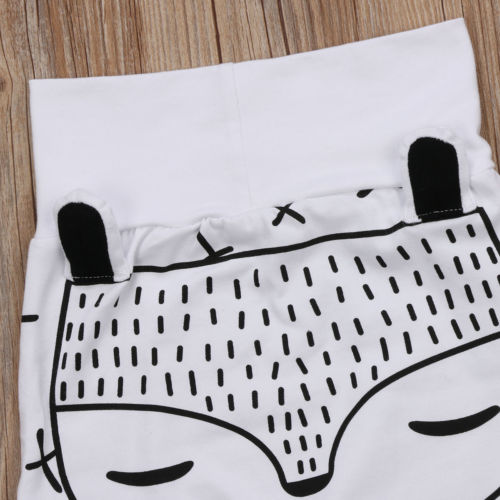 Baby Kids Jongens Meisjes Dier Vos Harembroek Winter Peuter Jongens Katoenen Onderkant Broek PP Broek 0-2 T