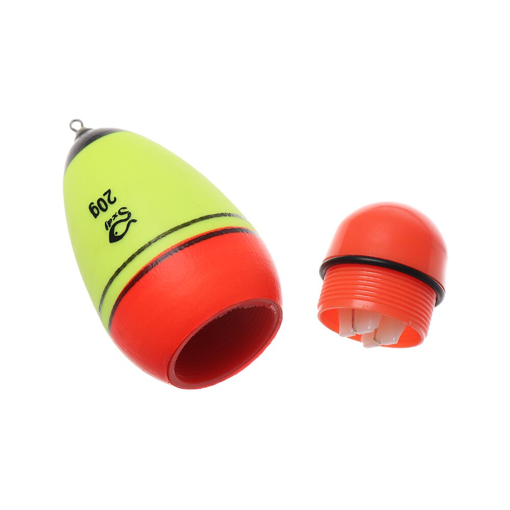 1PC Electronic Fishing Night Float Eva Foam Ball Boia Bobber Light Stick Plastic Battery With 1Button Cells Fishing Tackle Acces