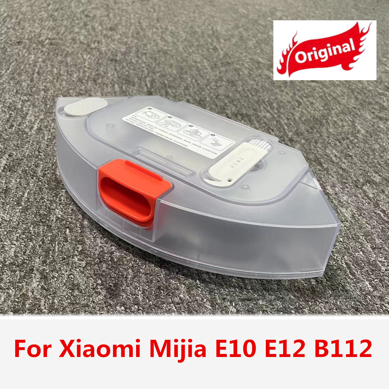 Original 2 in 1 Water Tank Dust Box For Xiaomi Mijia E10 E12 B112 Robot Vacuum Cleaner Spare Parts Hepa Filter Accessories