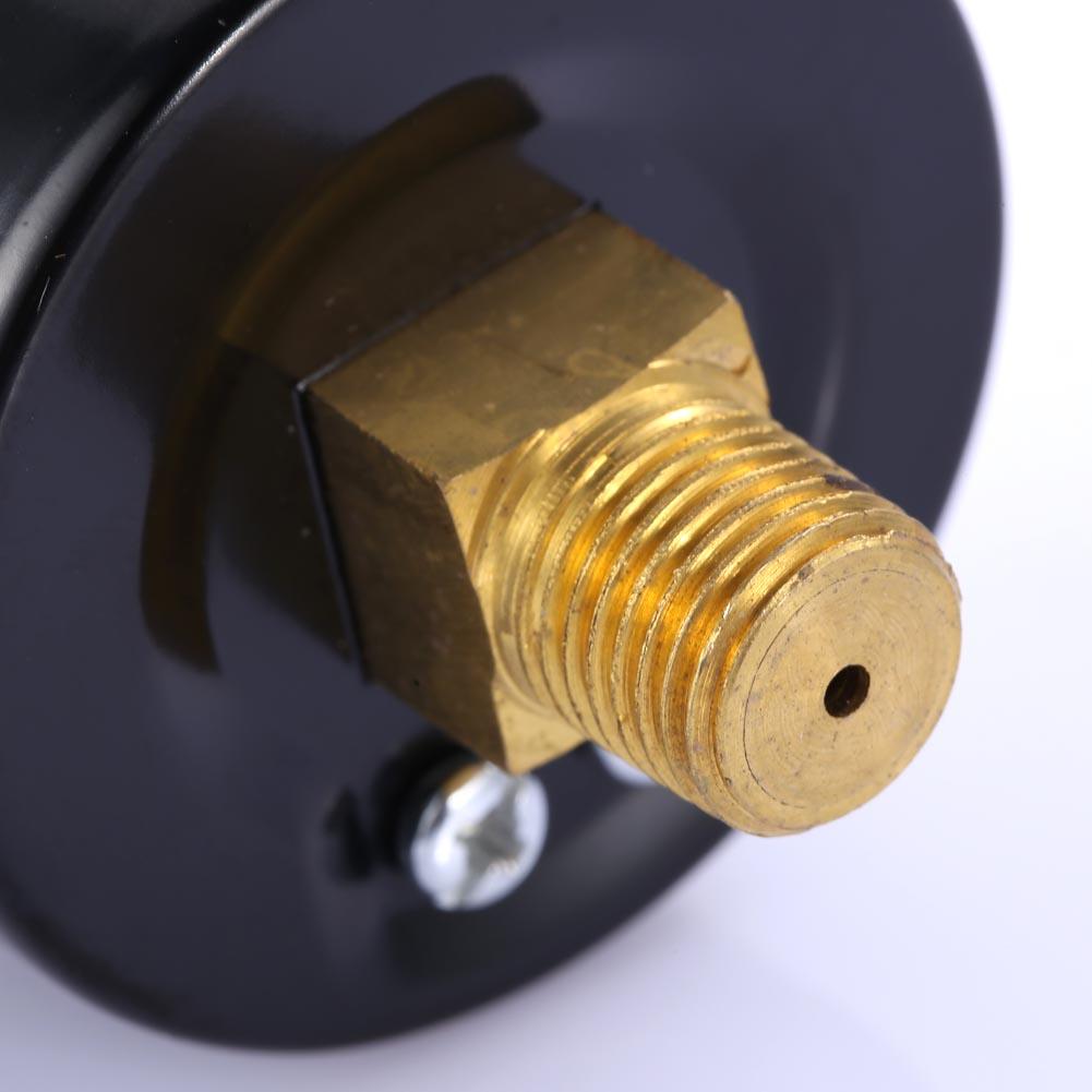 Kuru yardımcı vakum manometre 1/8 "NPT Mini Dial hava vakum basınç göstergesi ölçer istikrarlı performans basınç göstergesi çift ölçekli