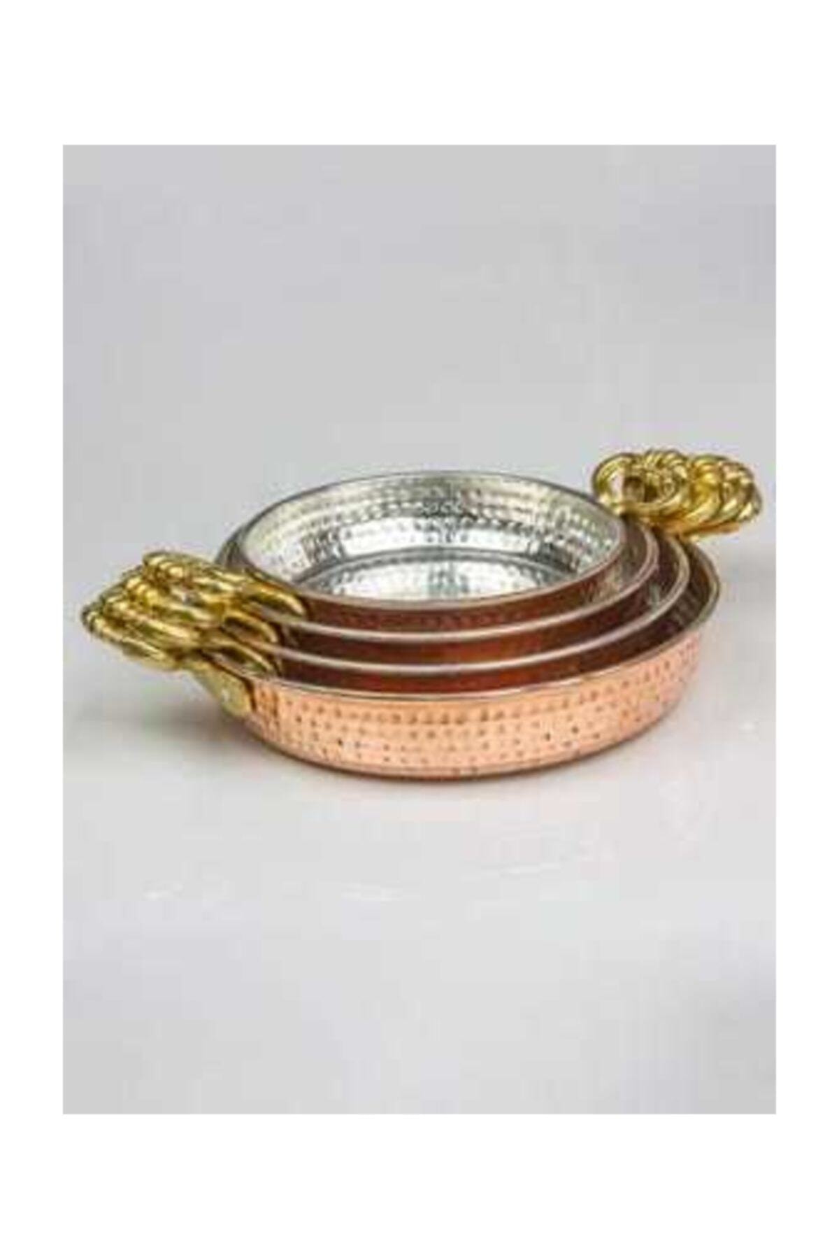 Metal 3 & # x27; Pcs copper pan set