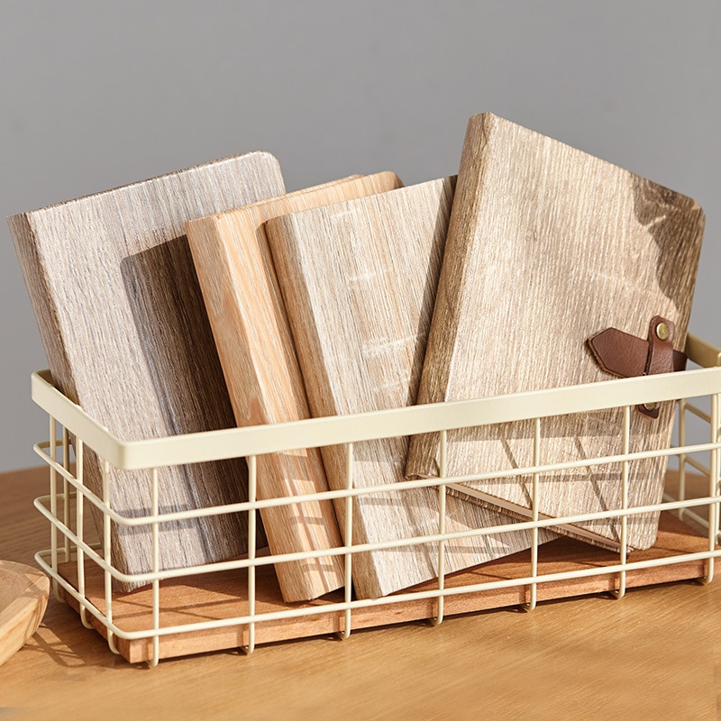 "Feel Hout" Hard Cover Notebook Gevoerd Papers Freenote Business Notepad Journal Dagboek Kantoorbenodigdheden Briefpapier