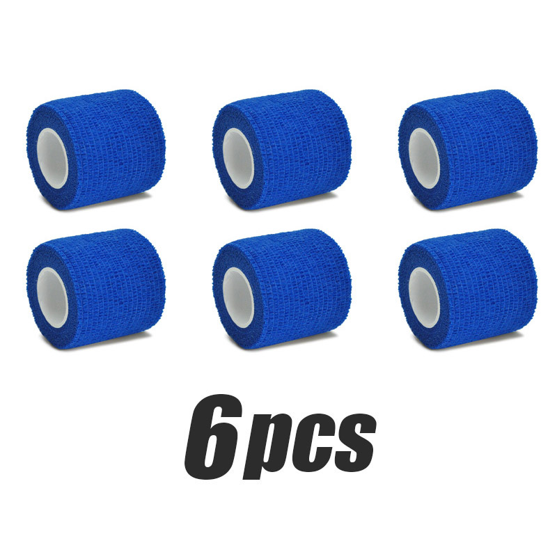 Elastoplast-Bandage élastique auto-adhésif bleu pour le sport, bande ronde pour le soutien du genou, rinçage des doigts, l'hypothèse et épaule, multiple, 4.8m: L / Bleu