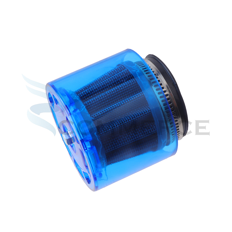 Universal 35mm-50mm Air Filter Splash Proof Air Filter for 50cc-250cc Pit Bike ATV Dirt Bike Motorcycle Replacement Parts: Blue