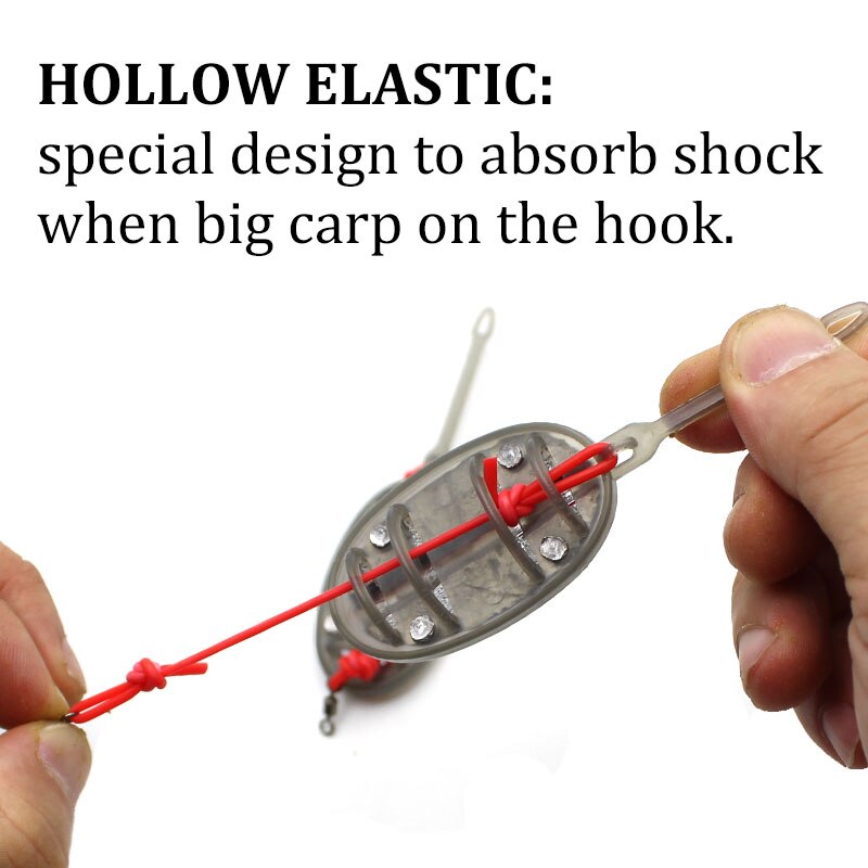 Method Feeder Fishing Carp Feeder Bait Cage Round Square for Maggot Groundbait Carp Coarse Match Tackle Equipment