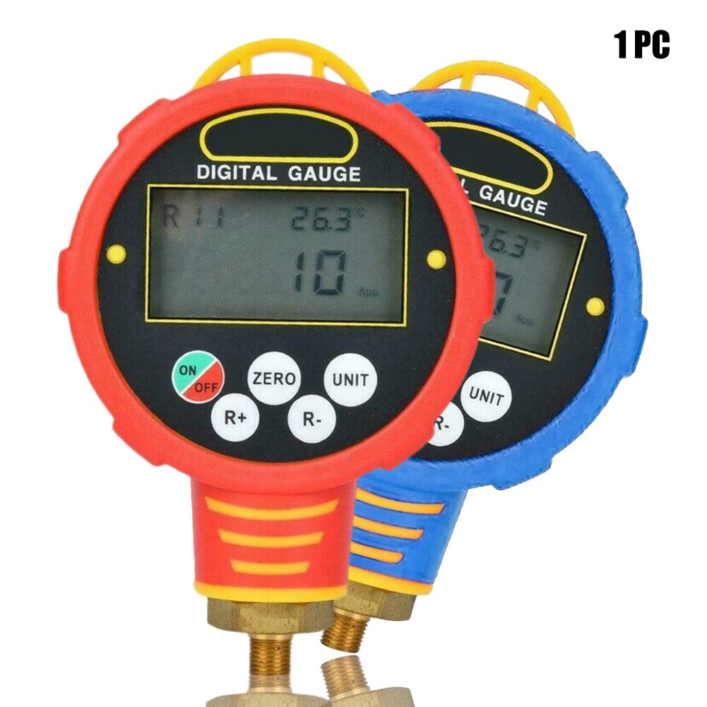 Wk-688l Air Conditioning Measuring Portable Tester Pressure Vacuum Meter Manifold Gauge Digital Display Tools Backlight Home