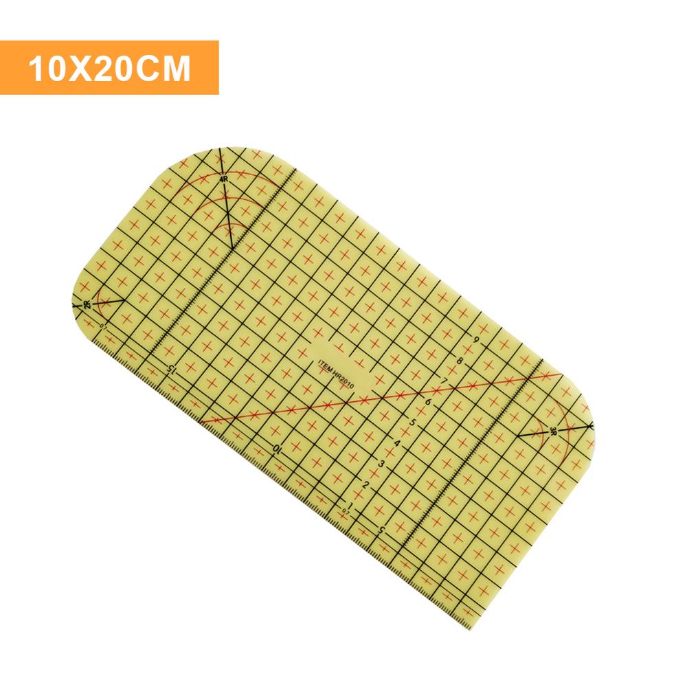 DIY Patchwork Ironing Control Ruler Sewing Tools Steam Iron Non-slip Knitting Accessories