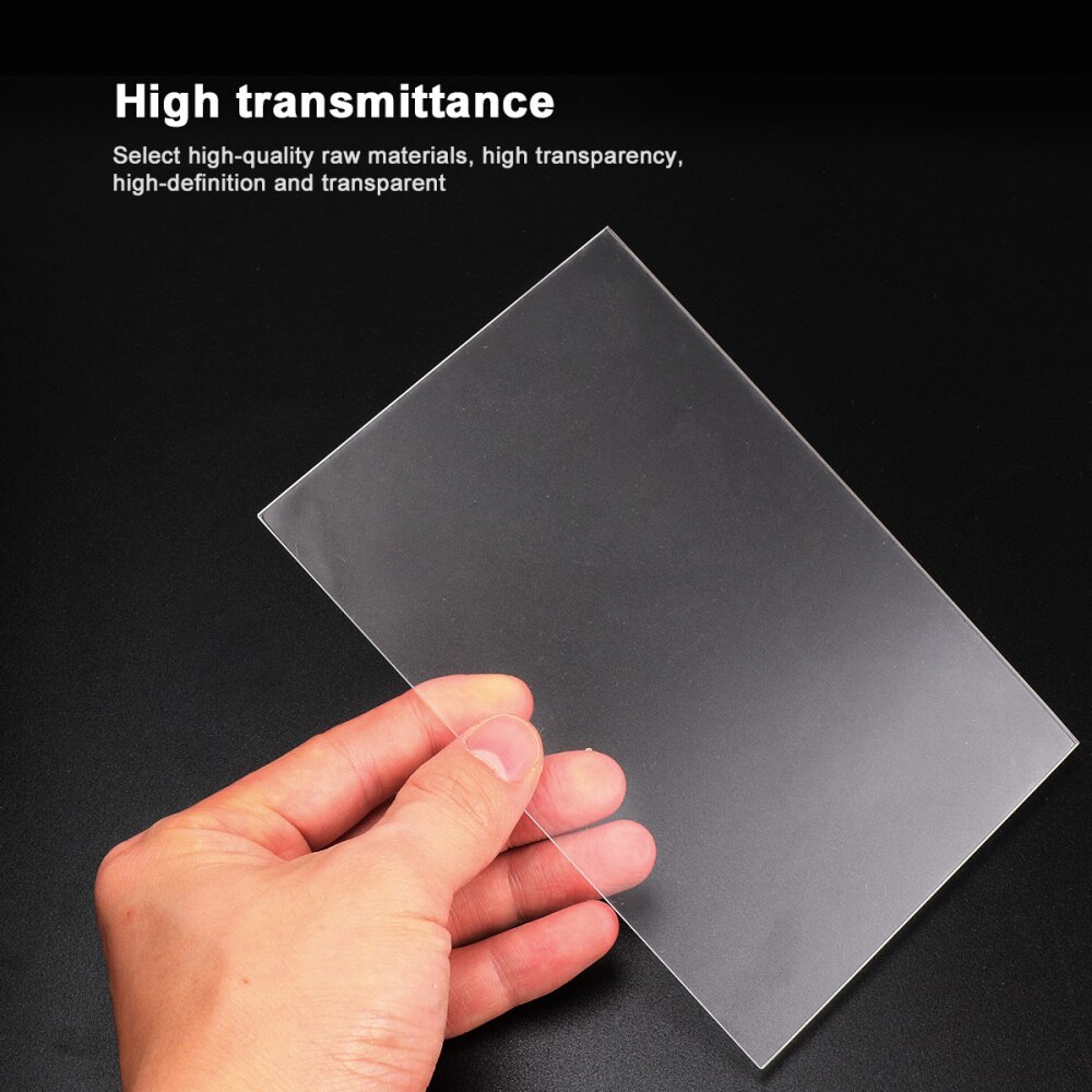 20 pcs DIY Clear Acrylic Sheet Panels for Craft Project Picture Frame