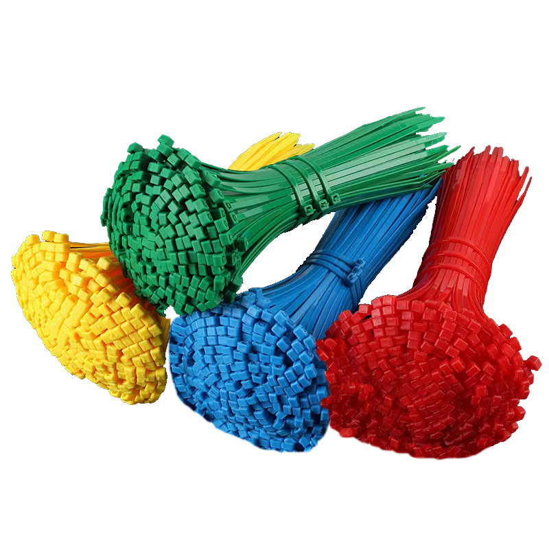 100 Uds 3*100mm rojo amarillo azul verde brillante autoblocante bridas de plástico de nailon organizador de cables bridas con cremallera abrazaderas de barra de amarre