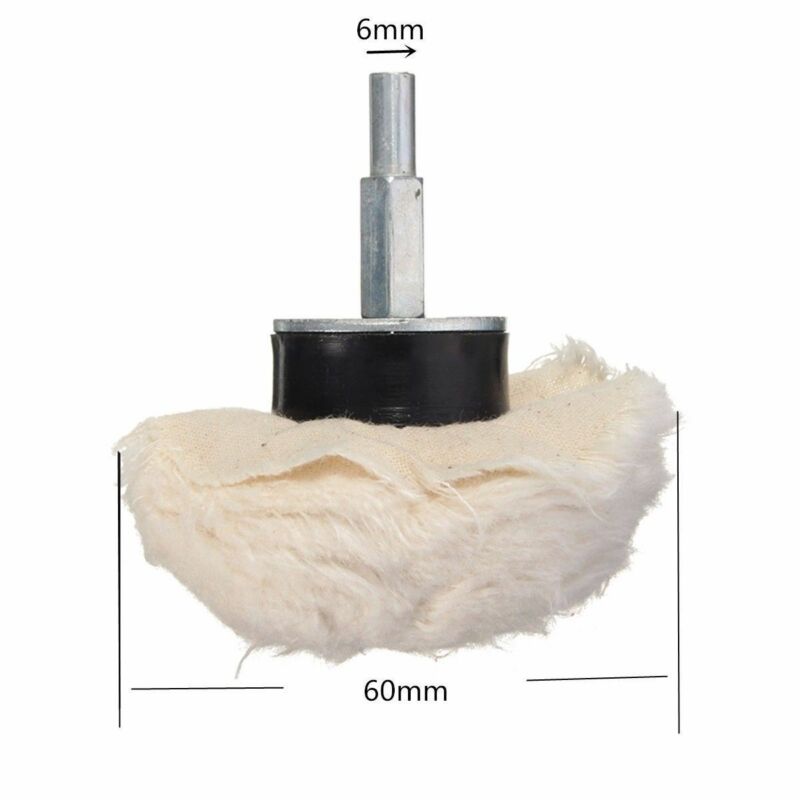 8 Pcs/set Buffing Pad Polishing Wheel with 2pcs Rouge Compound Polishing Buffing Pad for Car Aluminum Stainless Steel Polishing