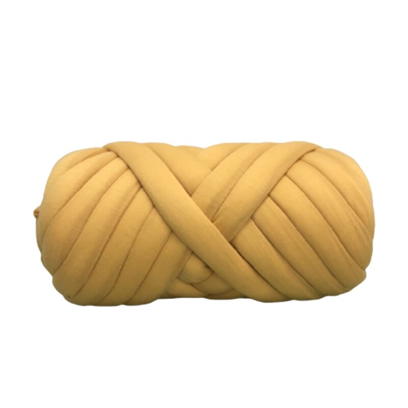 500g Washable Arm Yarn Super Chunky for Arm Knitting DIY Bed Fence Cotton Tubular Super Chunky Yarn Skin Friendly LX9E