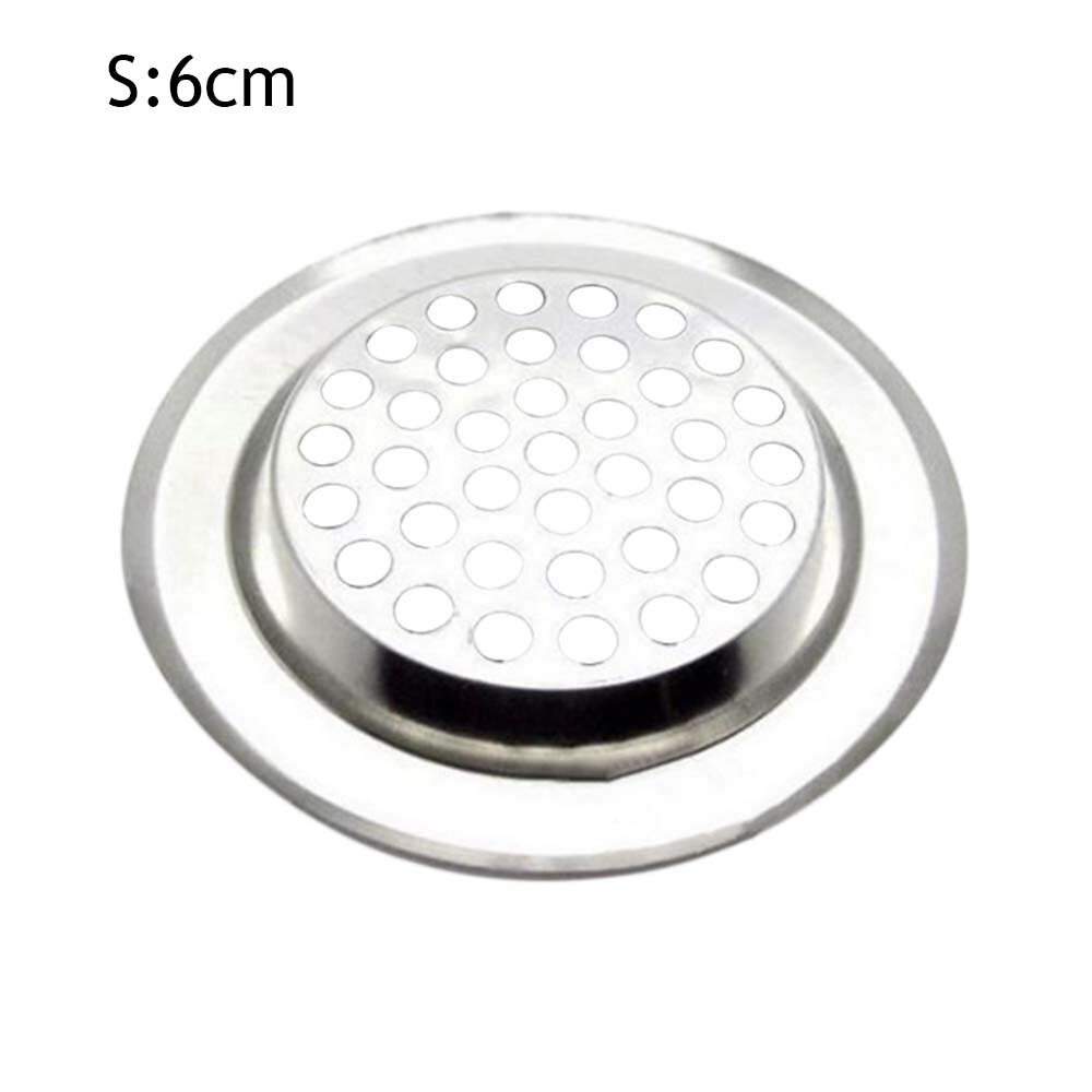 Mesh Sink Strainer Drain Sink Filter Plastic Silicone kitchen Food Rice Sink Stopper bathtub Hair Colander Strainer: 6cm