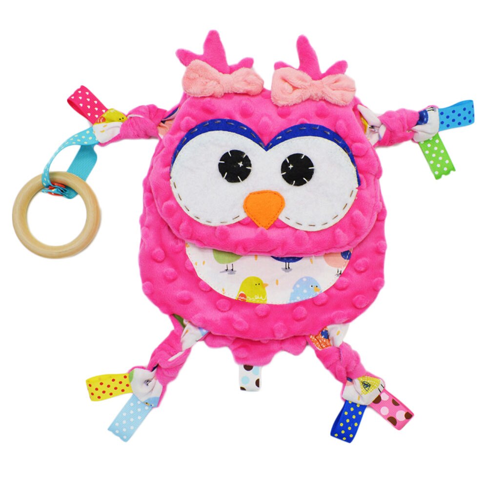 Baby Plüsch Spielzeug Puppe Beschwichtigen Handtuch Weichen Rinder Schwein Löwe Elefant Tier Spielzeug Säuglingsmarionettenpuppen Mit Gummi Ring Kinder Junge mädchen neue