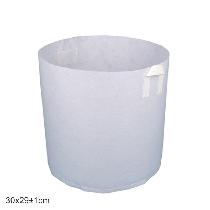 Non Woven White Root Container Round Fabric Pots 5 Size Grow Bag Plant Pouch Aeration Pot Containers: 30x30cm