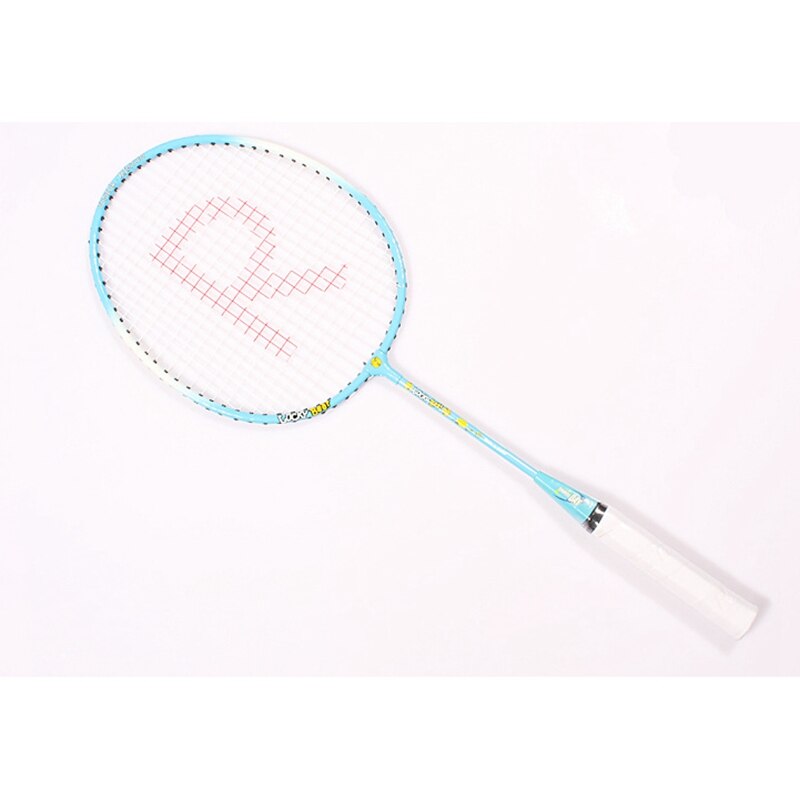 Raqueta de bádminton para niños de dibujos animados de ferroaleación duradera de 2 uds. De reMail