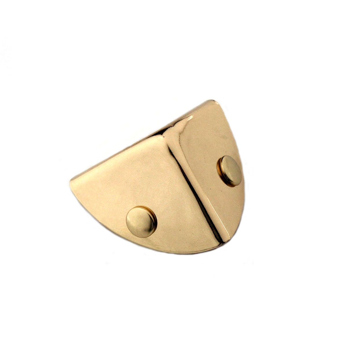 2 stuks metalen driehoek tas hoekbeschermer gesp voor leer ambachtelijke portemonnee flap handtas boek fotoalbum DIY hardware accessoires: Goud